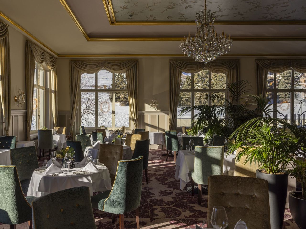 Frühstück und Spa im Cresta Palace in Celerina