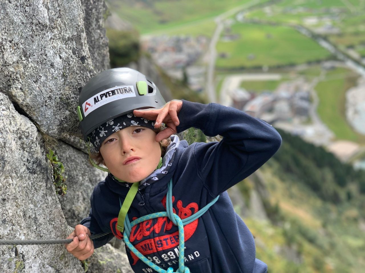 Schnupper Klettersteig Andermatt für Familien