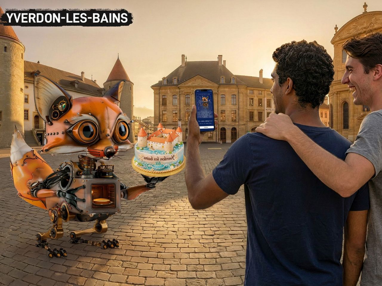 Foxtrail GO Yverdon-les-Bains digital treasure hunt