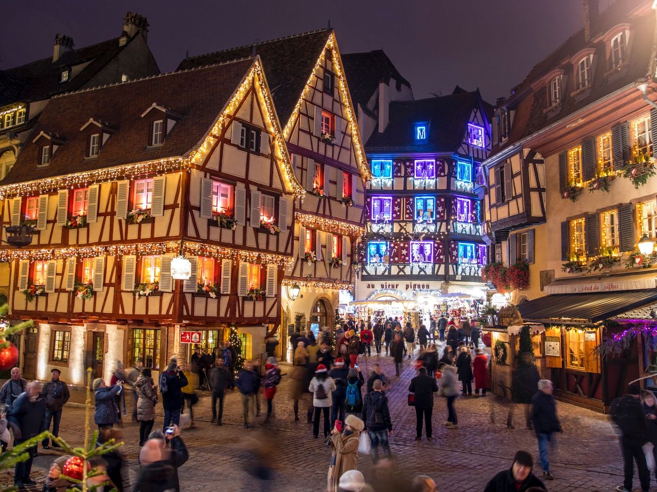 Ab Basel: Tagesausflug nach Colmar und Ribeauvillé (Weihnachtsmarkt)