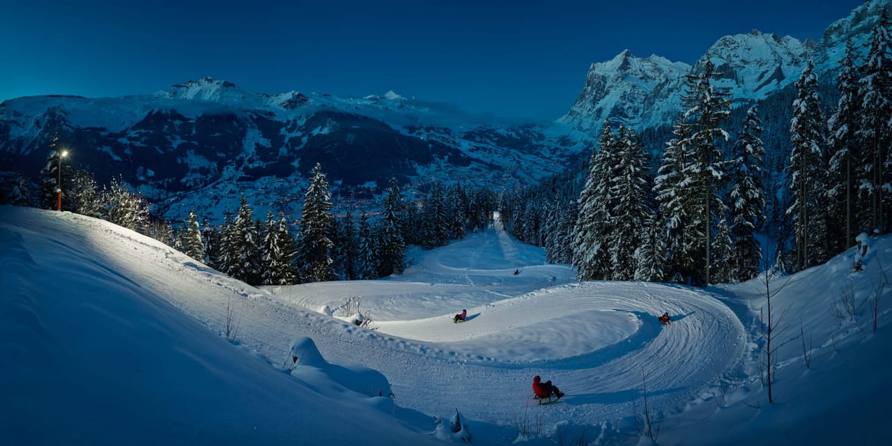 Nachtschlitteln Eiger Run Grindelwald