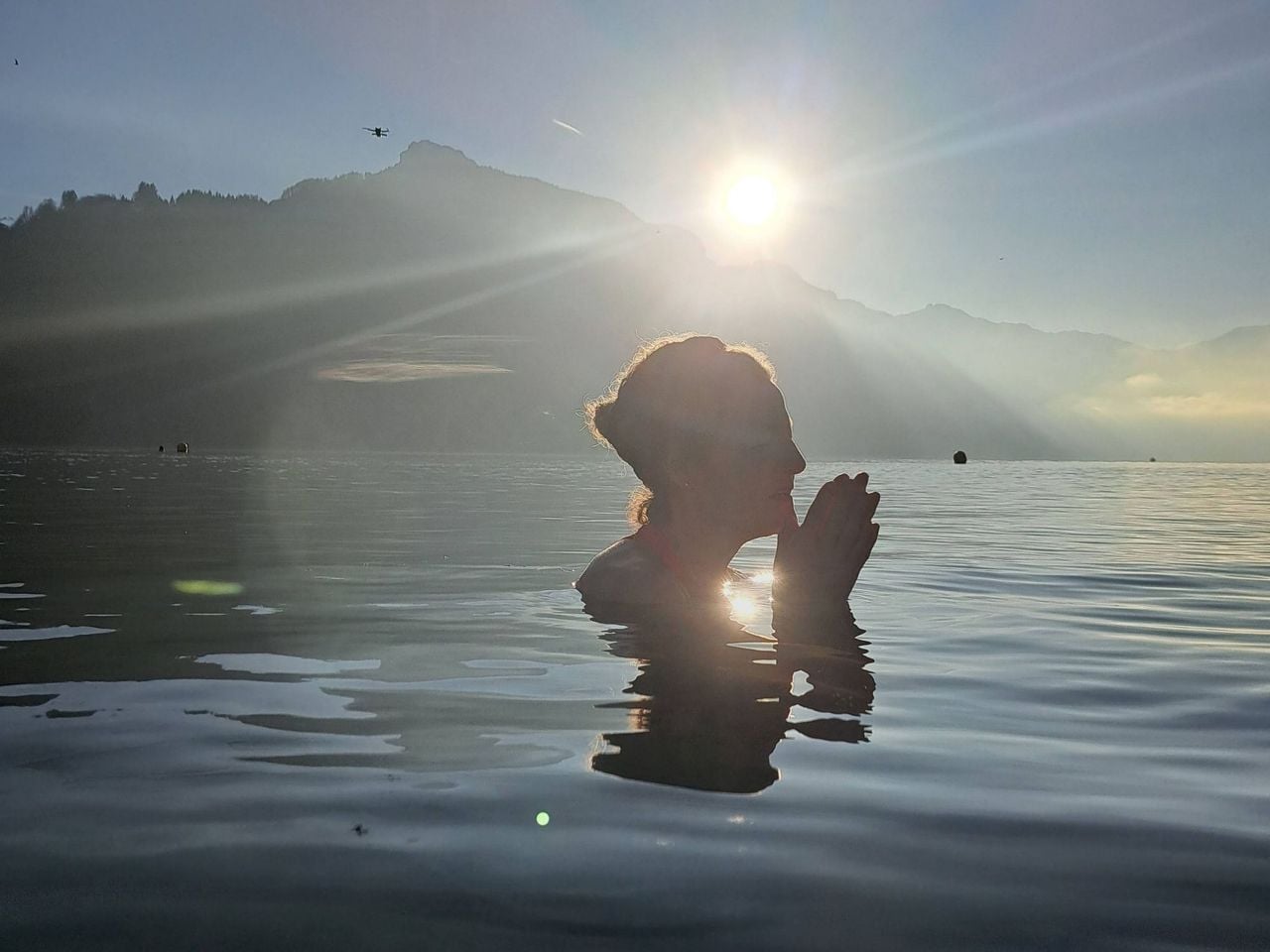 Eisbaden im Vierwaldstättersee