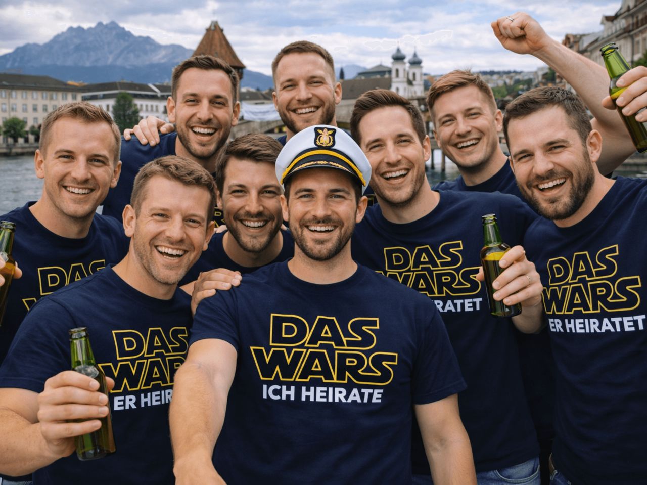 Polterchallenge "Hangover - Wolf Pack" near Lucerne