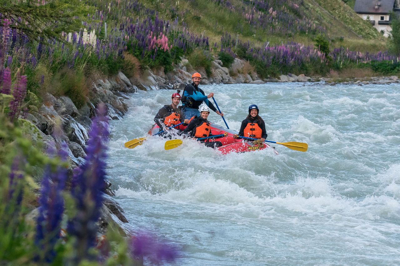 River Rafting für Familien auf dem Inn im Engadin