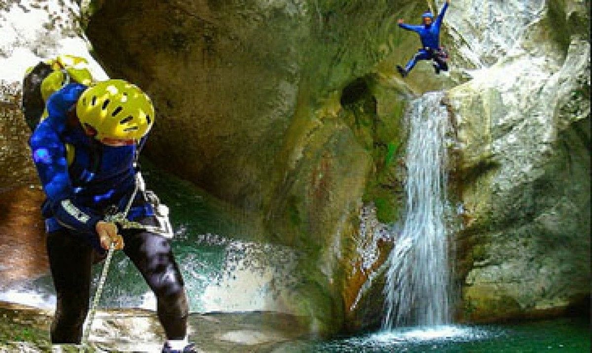 Barberine Canyoning im Trient Tal