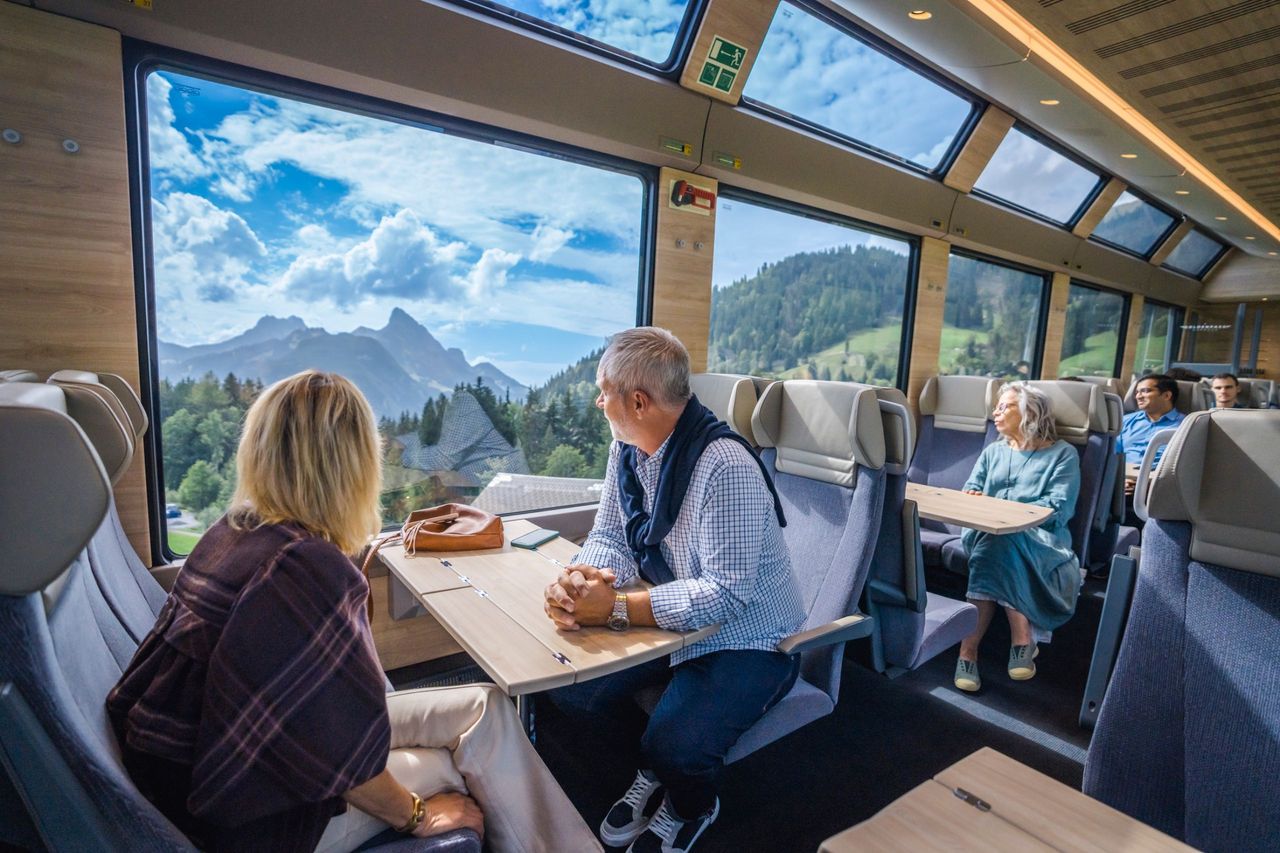 Golden Pass Express 1st or 2nd class seat reservation from Interlaken or Montreux