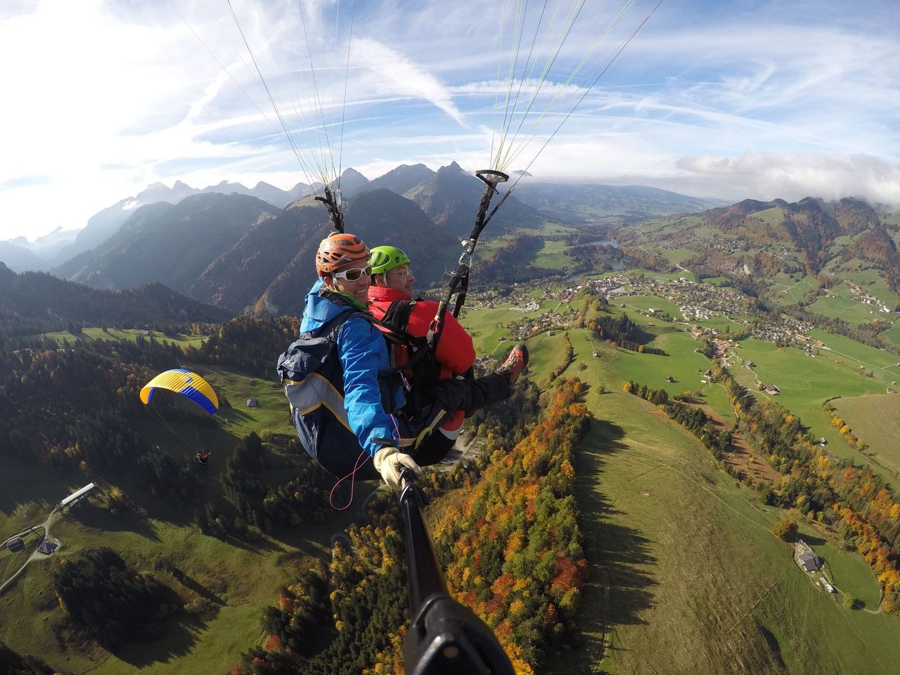 "Der Klassiker Plus" Premium Gleitschirmflug in Gruyère