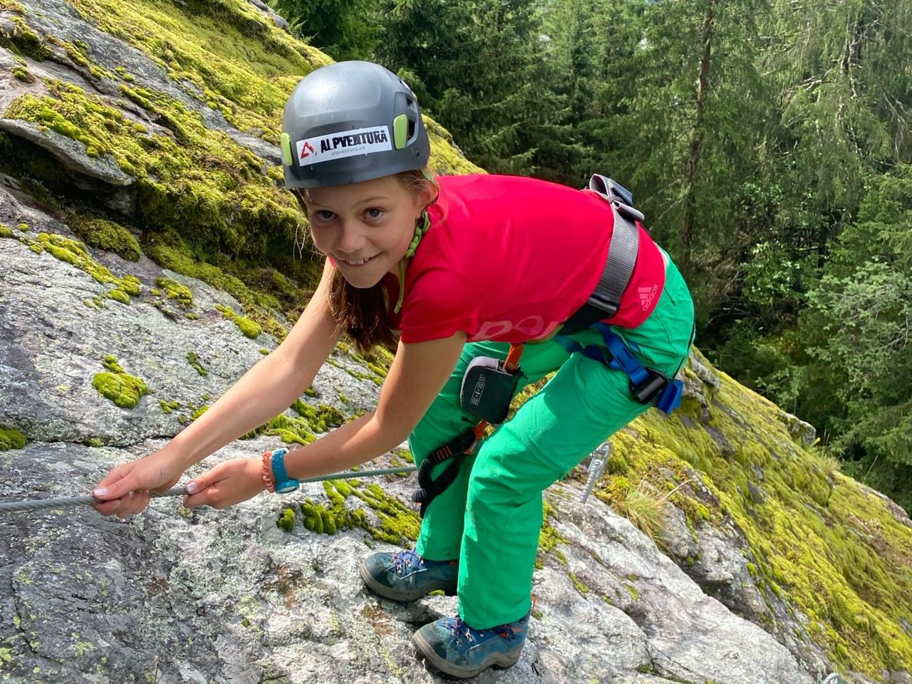 Kletterspass Grep Casti in Siat bei Ilanz