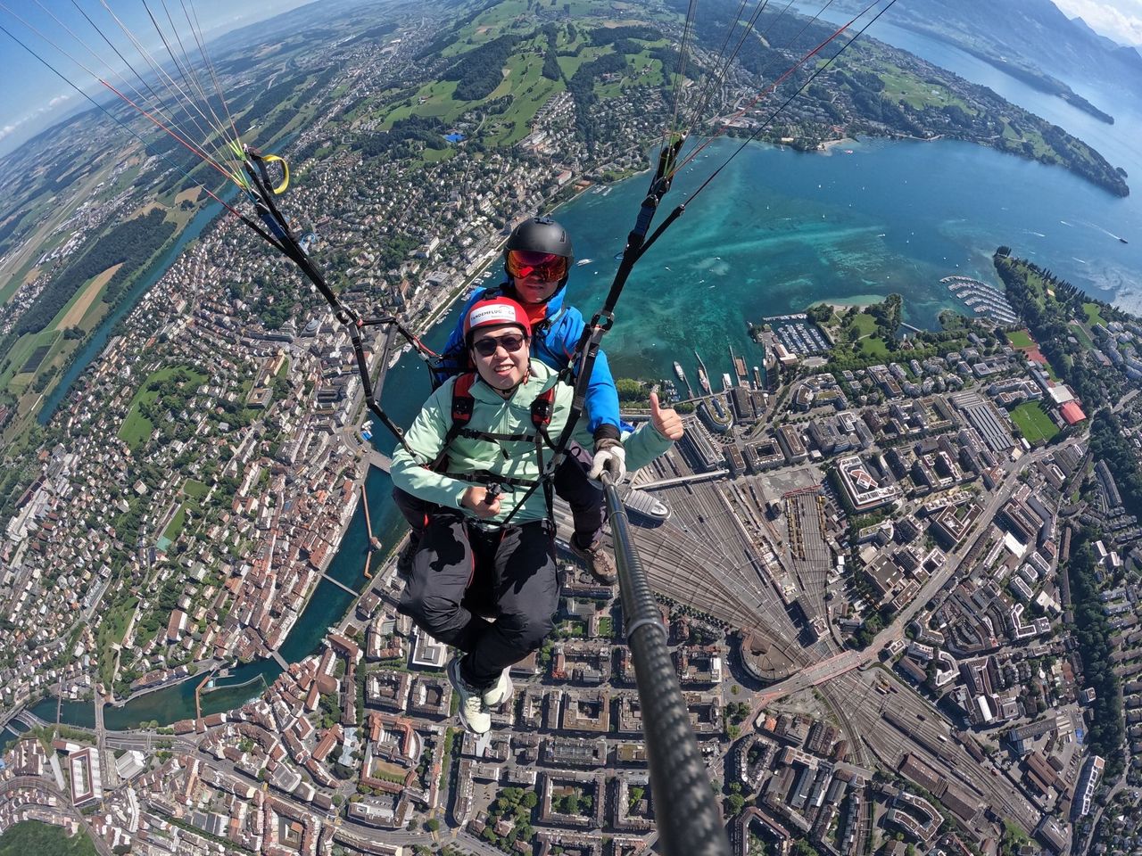 Schnupper Paragliding Tandemflug ab Kriens