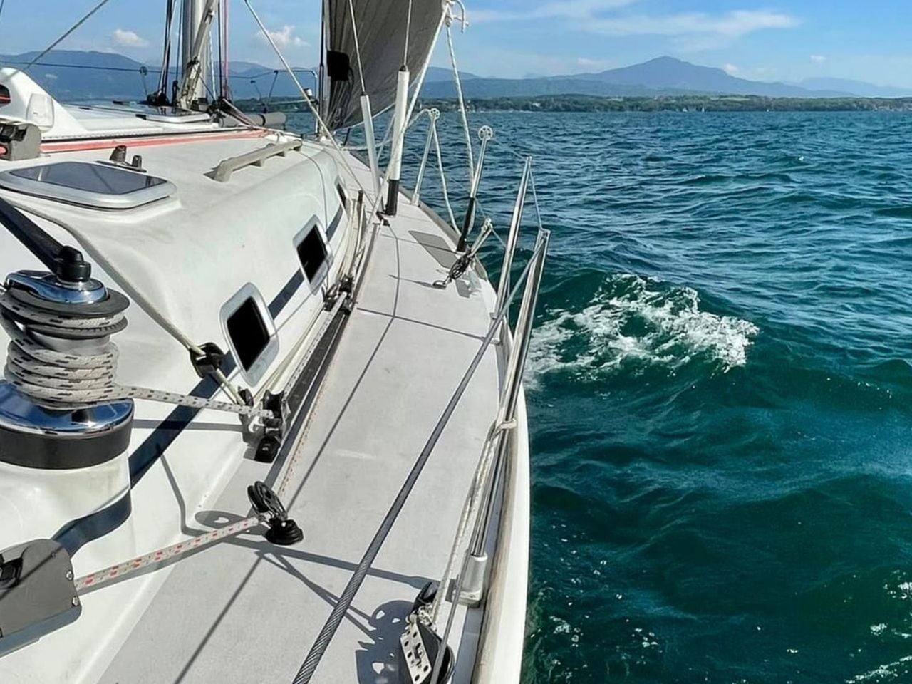 Segeltour Lavaux halber Tag geführt ab Lutry