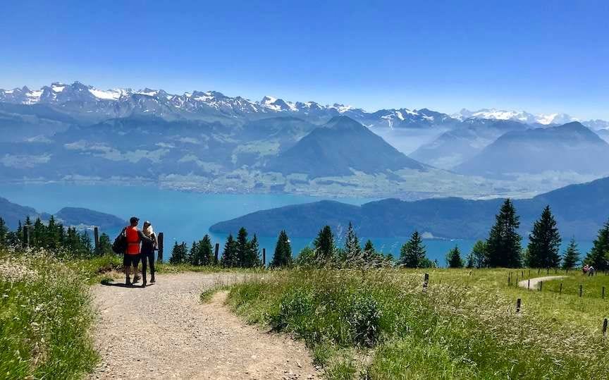 Private Rigi hike and mineral bath from Lucerne