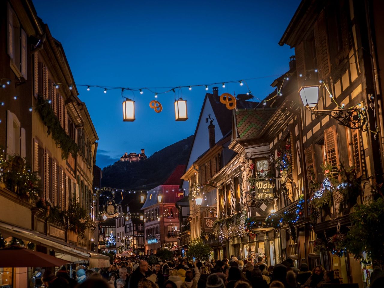 Ab Basel: Tagesausflug nach Colmar und Ribeauvillé (Weihnachtsmarkt)