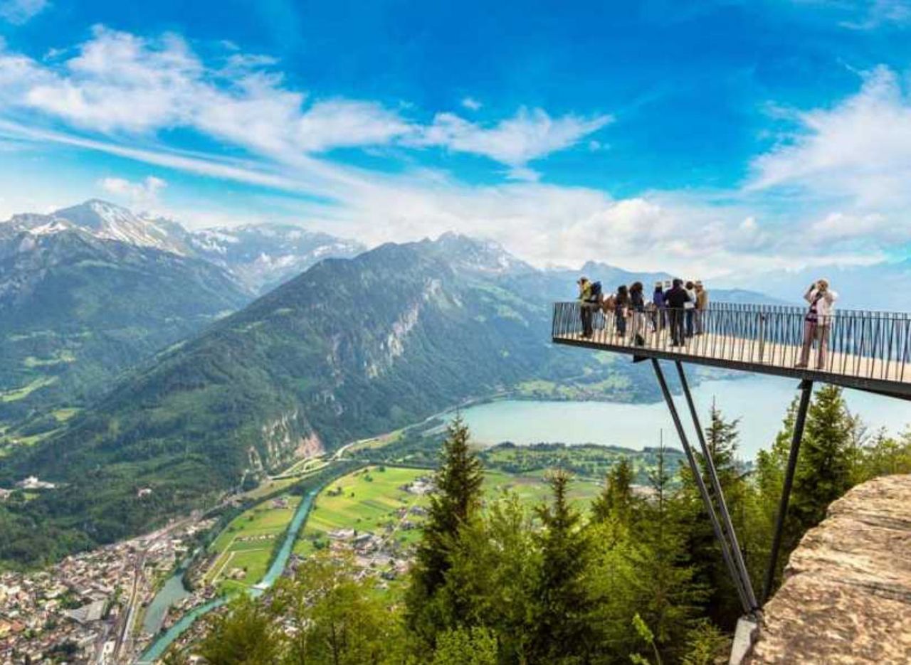 Ab Zürich: Private Tagestour nach Interlaken und Grindelwald