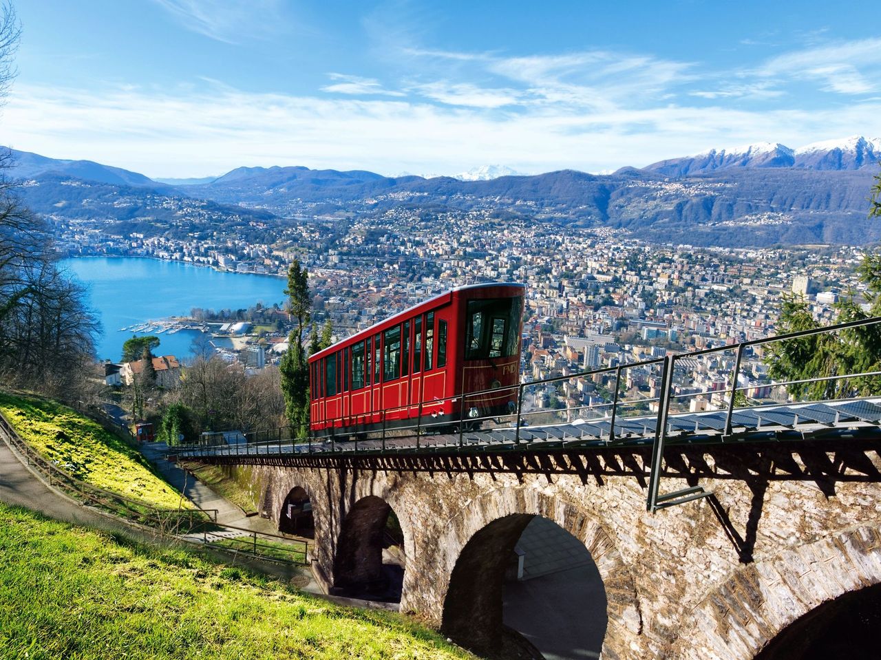 Standseilbahn Monte Brè Ticket ab Lugano Cassarate