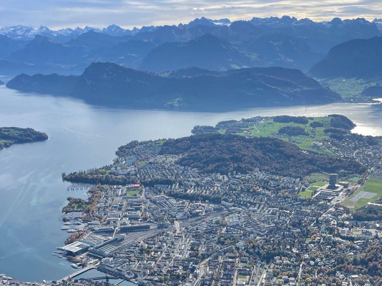 "Lucerne from Above" Private Helicopter Tour from Buttwil