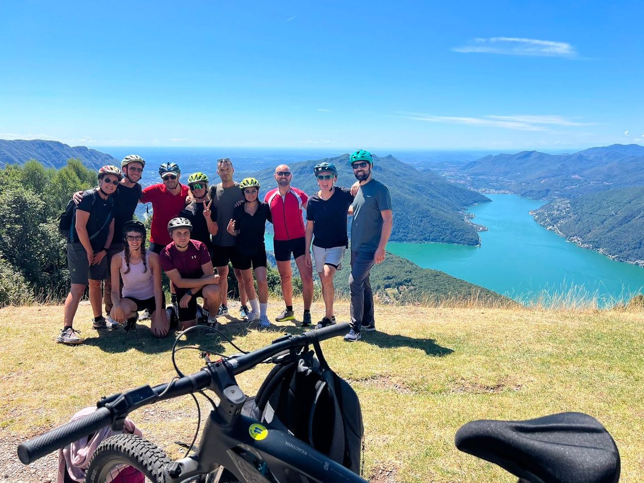 Tour panoramico guidato in e-bike al Balcone d'Italia sul Lago di Lugano