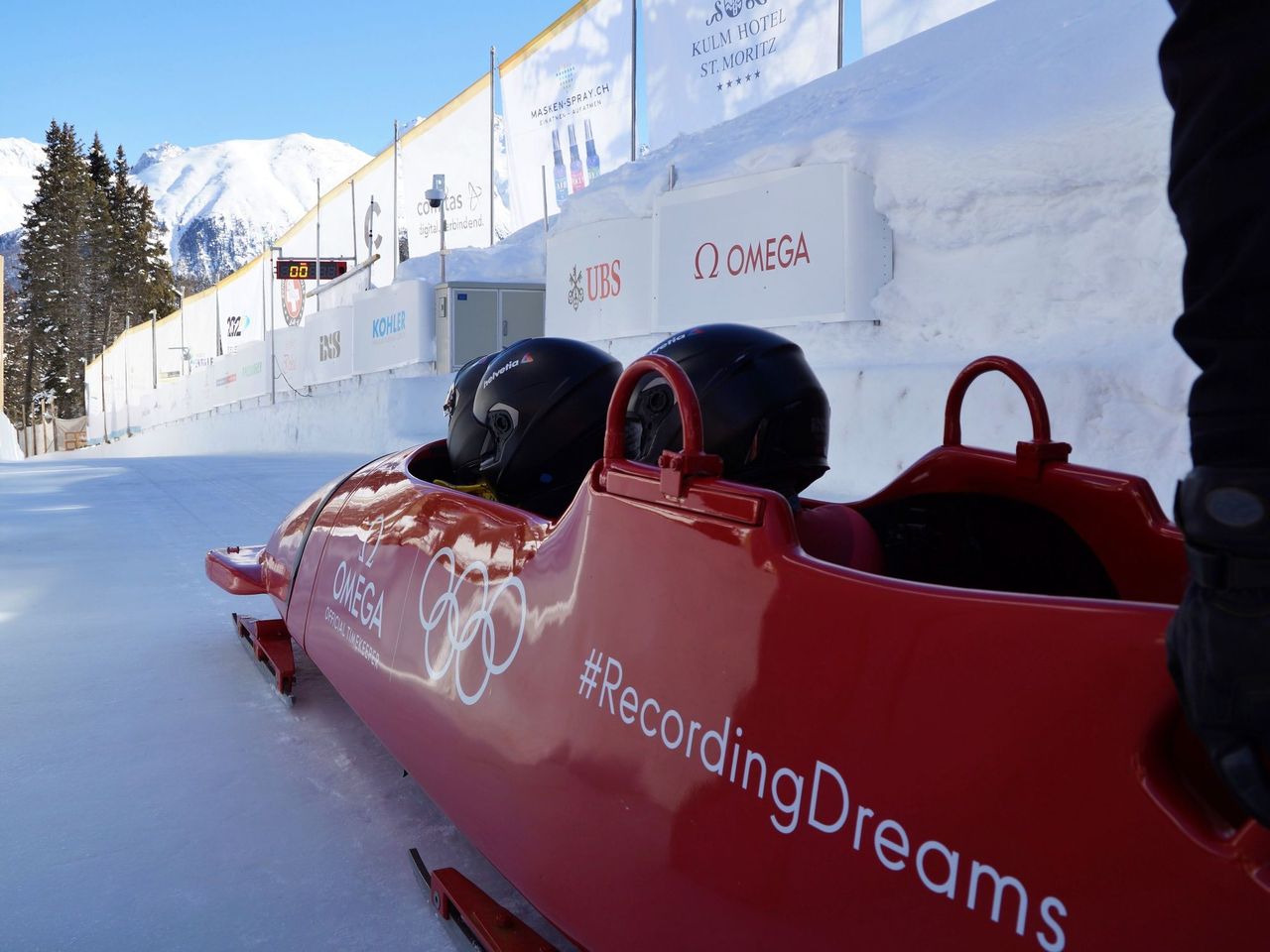 Olympia Bobfahrt in St. Moritz