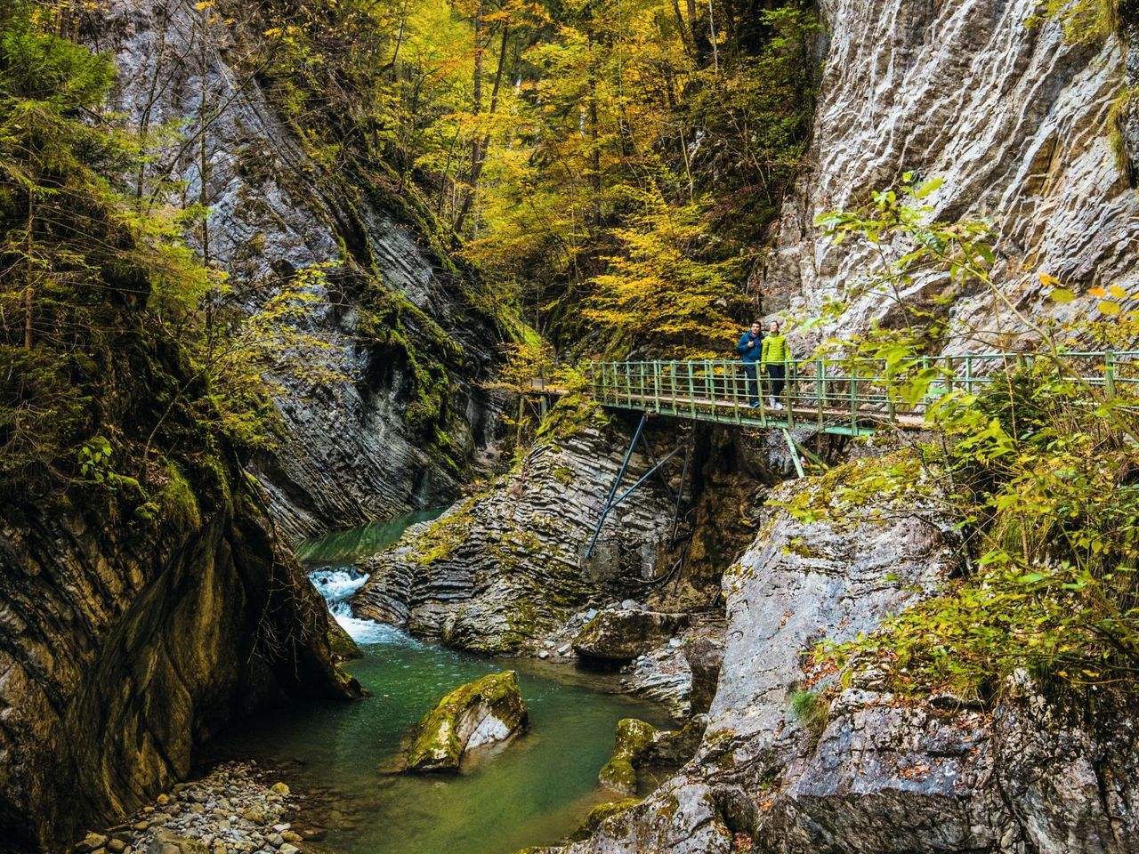 Naturpark Gruyere Schlucht wandern