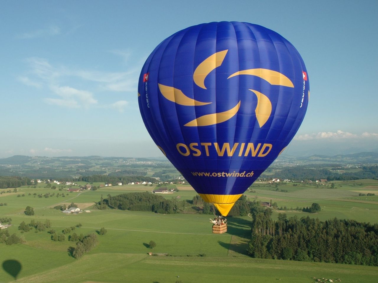 Private Standard Ballonfahrt Ostschweiz