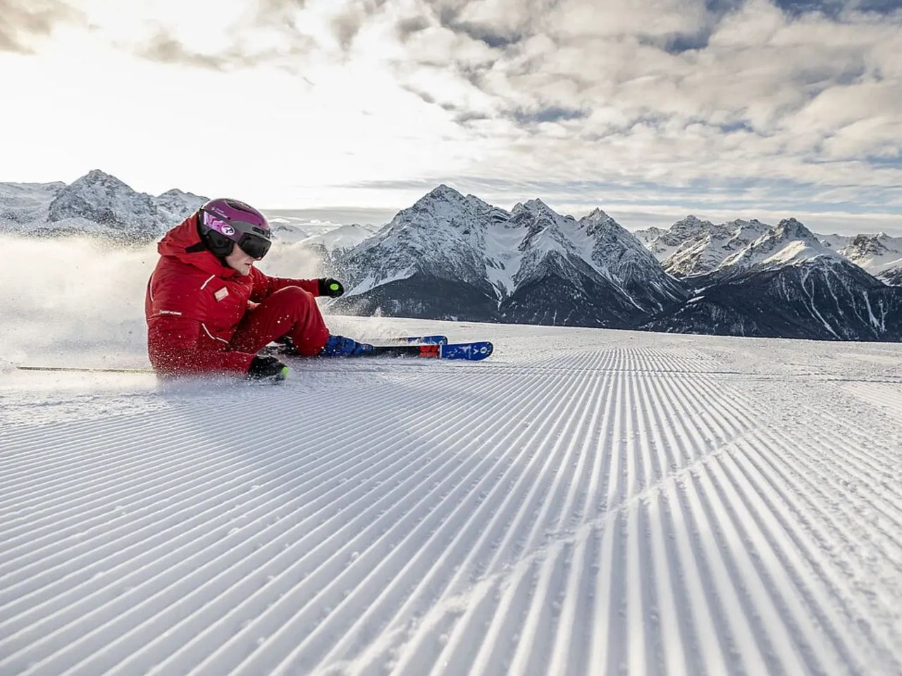 Skischule Erwachsene Anfänger in Scuol