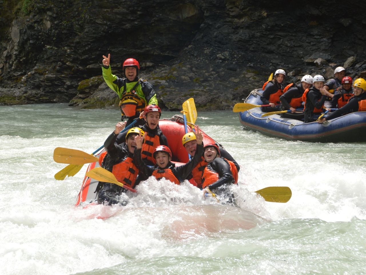 Rafting Scuolerschlucht auf dem Inn