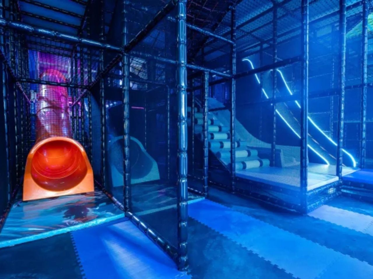 Entrance to Super Kids Arena at Fun World Lucerne