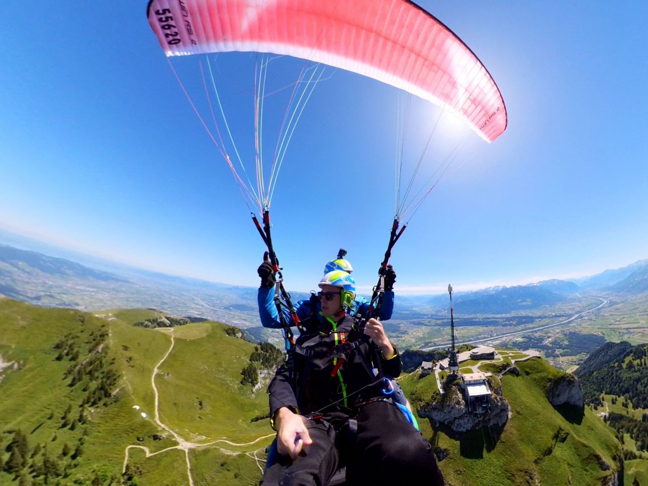 Thermikflug Gleitschirm 60 min im Alpstein