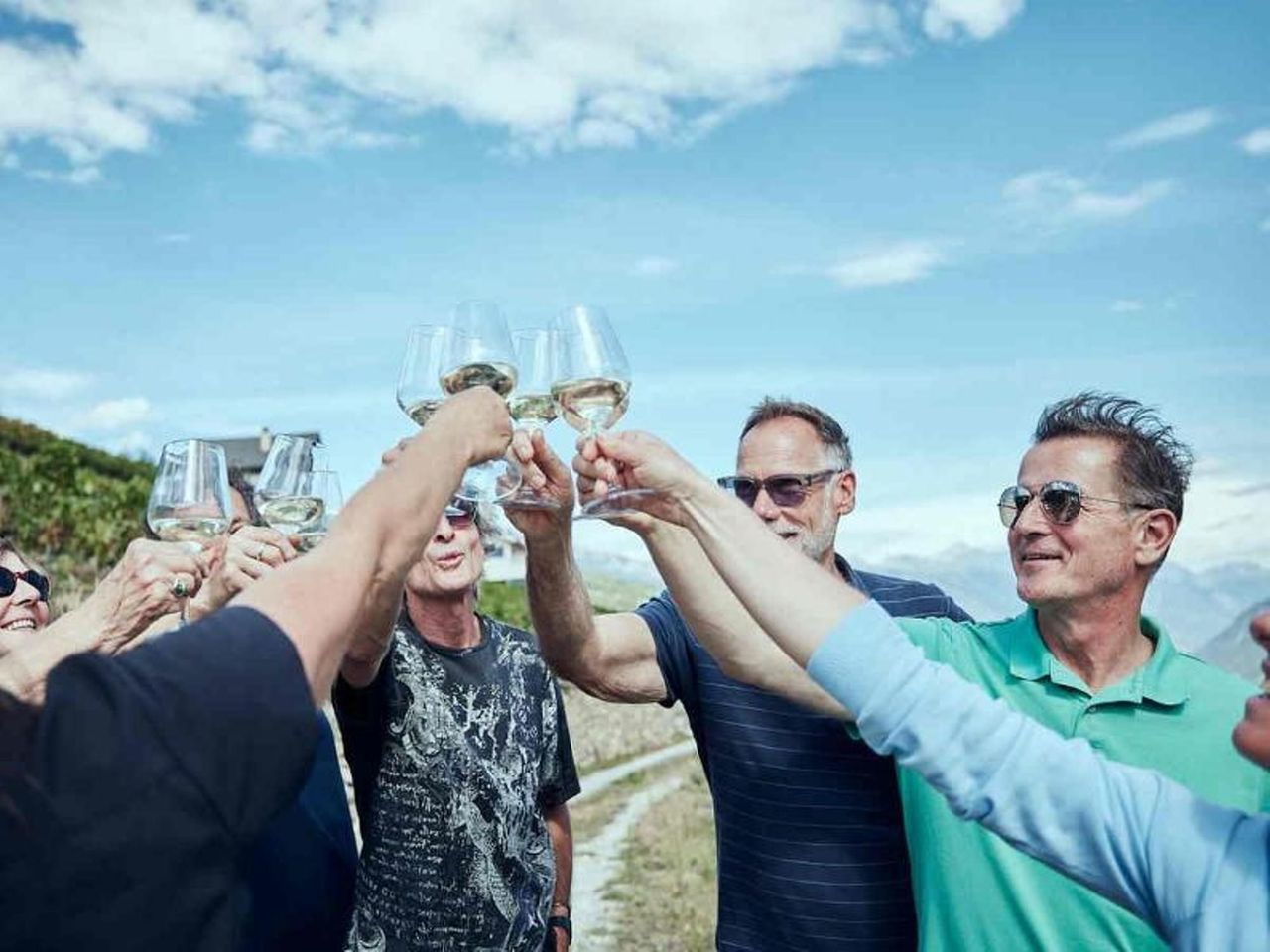 Spaziergang durch die Weinberge mit Degustation in Crans Montana 