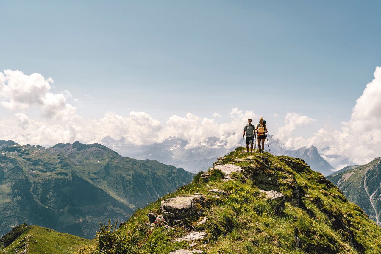 Wandern Glarus Bergkante