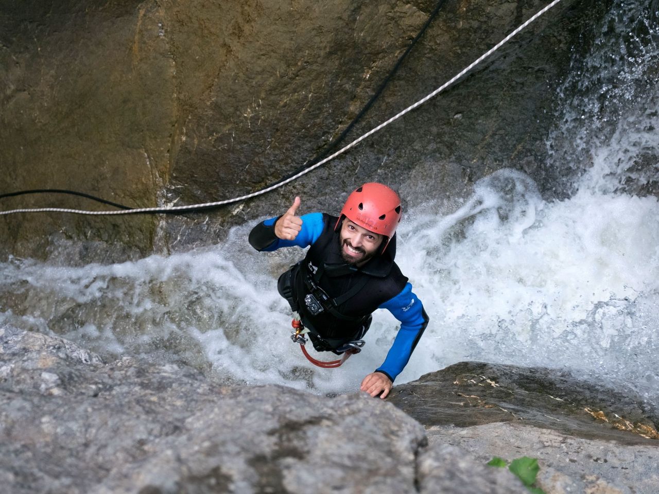 Canyoning Action Chli Schliere ab Alpnach