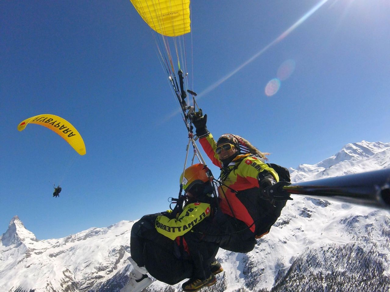 Gleitschirmfliegen Zermatt
