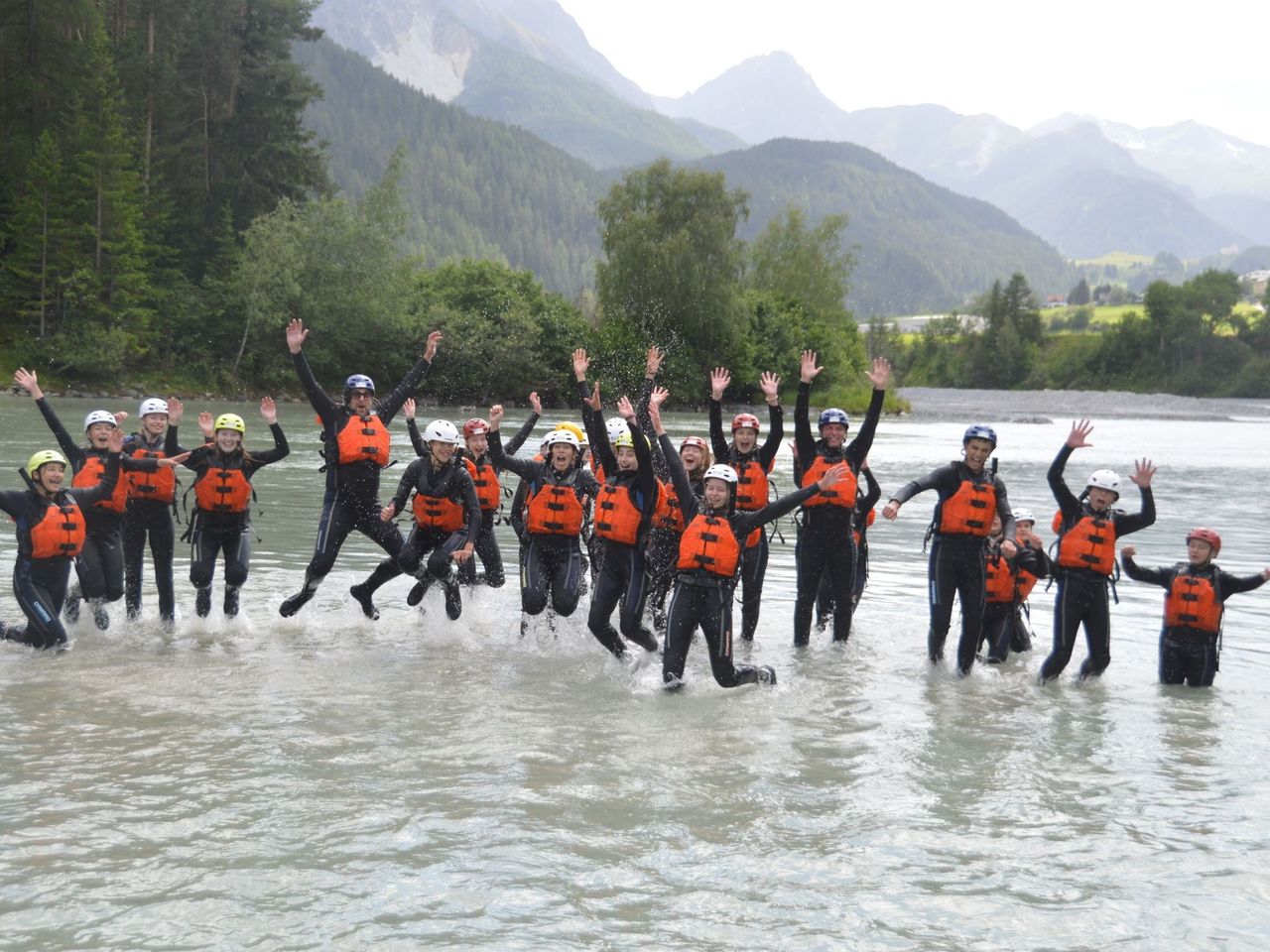 Family Rafting auf dem Inn