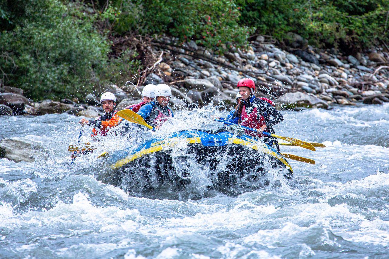 Rafting Tour Vorderrhein Rheinschlucht