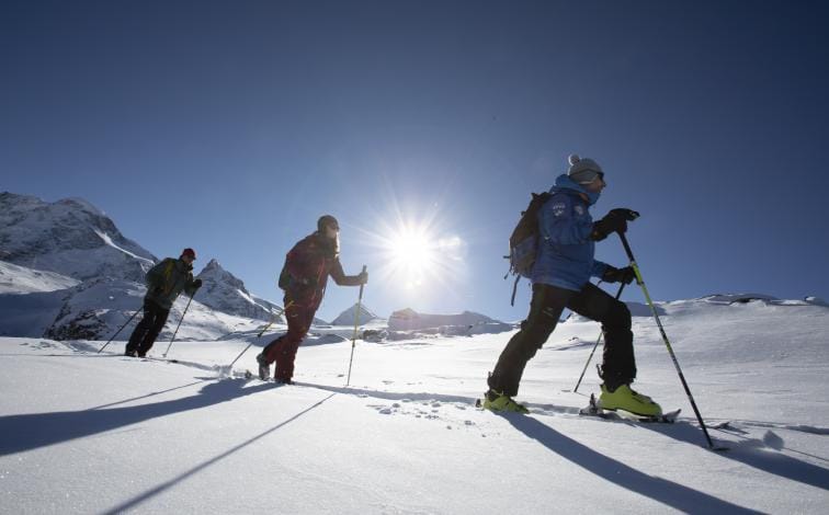 Breithorn Skitour Theodulgletscher geführt: Privat oder Gruppe