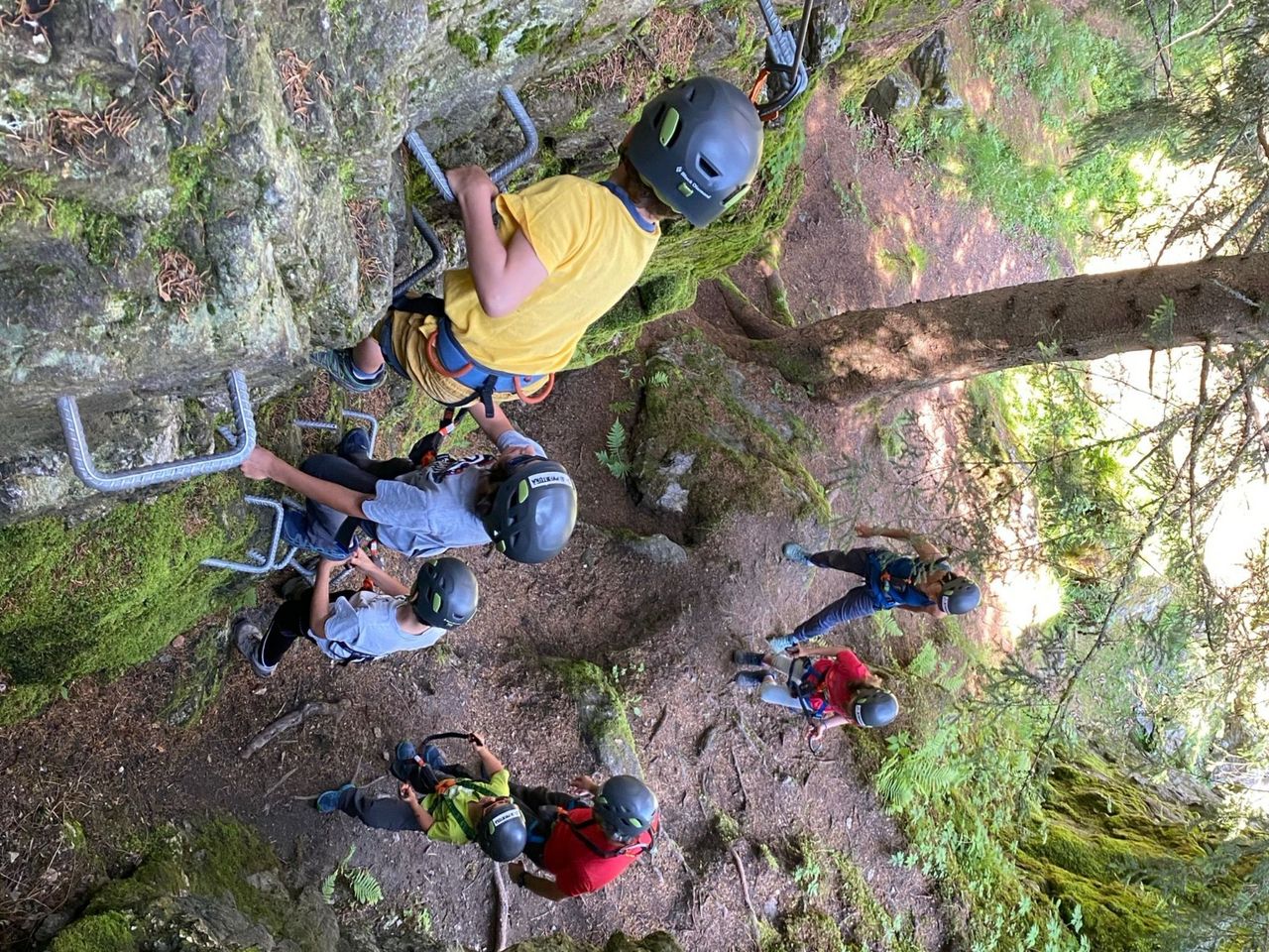Kletterspass Grep Casti in Siat bei Ilanz