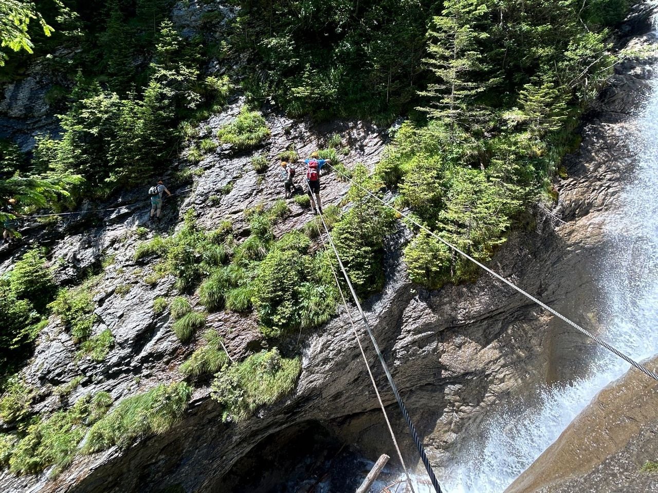 Klettersteig Mürren für Anfänger