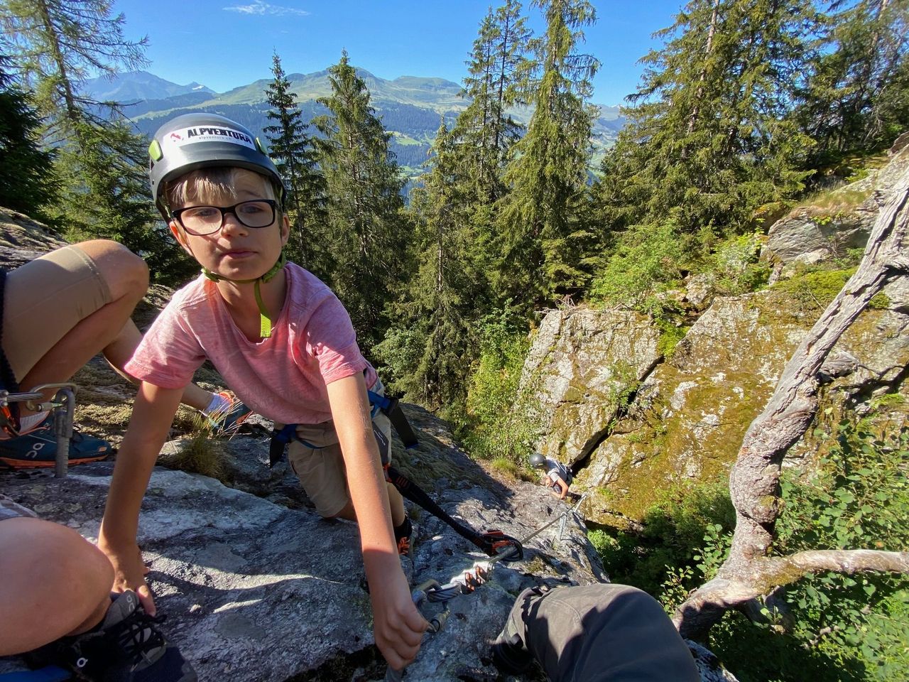 Kletterspass Grep Casti in Siat bei Ilanz