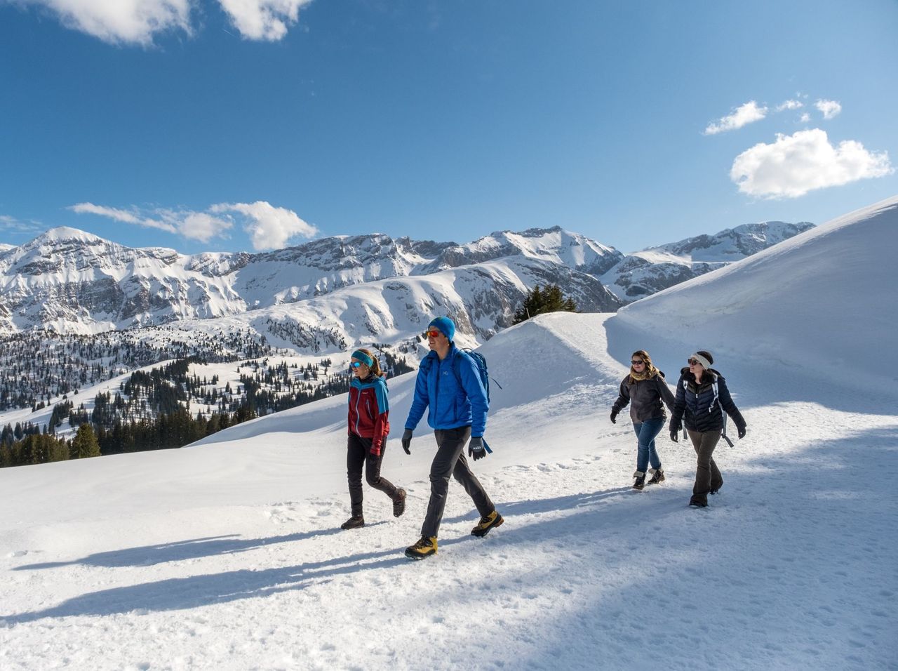 Winter hiking pass at Betelberg