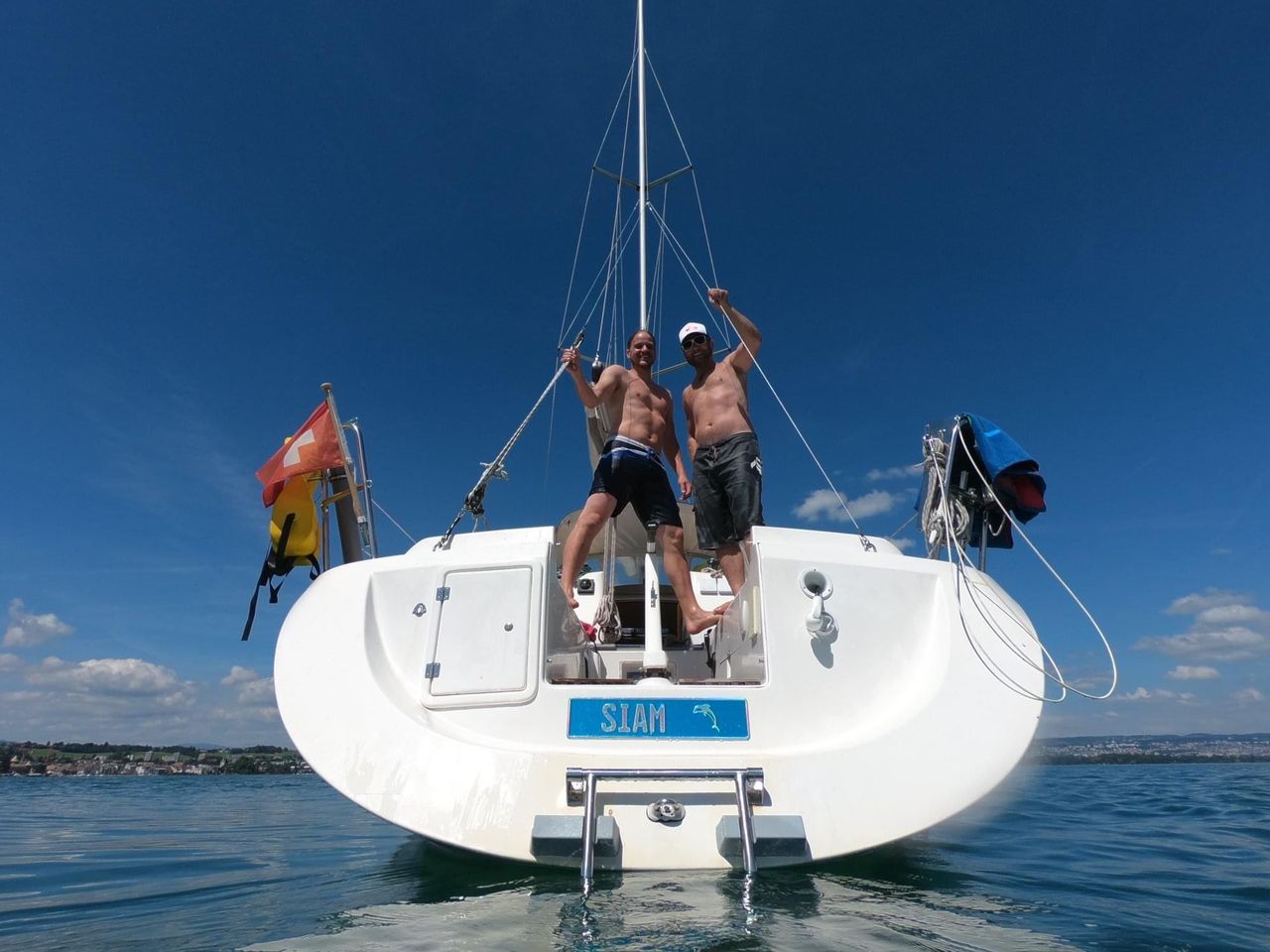 Segeltour Genfersee halber Tag geführt ab Morges