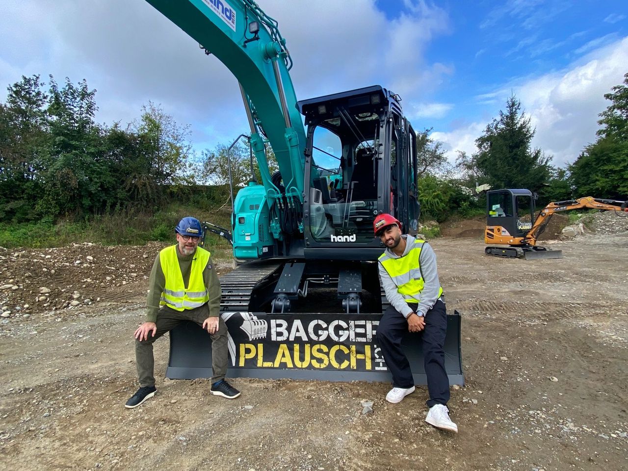 Baggerspass grosser 21t Bagger in Gossau