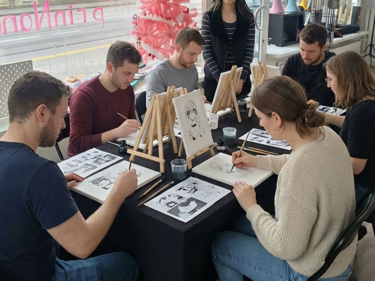 Kreatives Teamerlebnis Staffel Workshop privat in Zürich