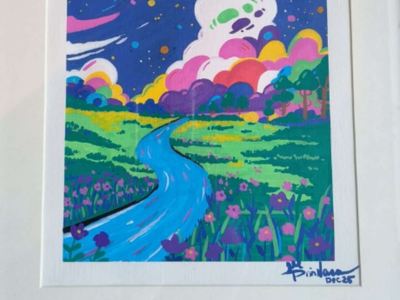 Acryl Marker Mal Workshop privat in Zürich