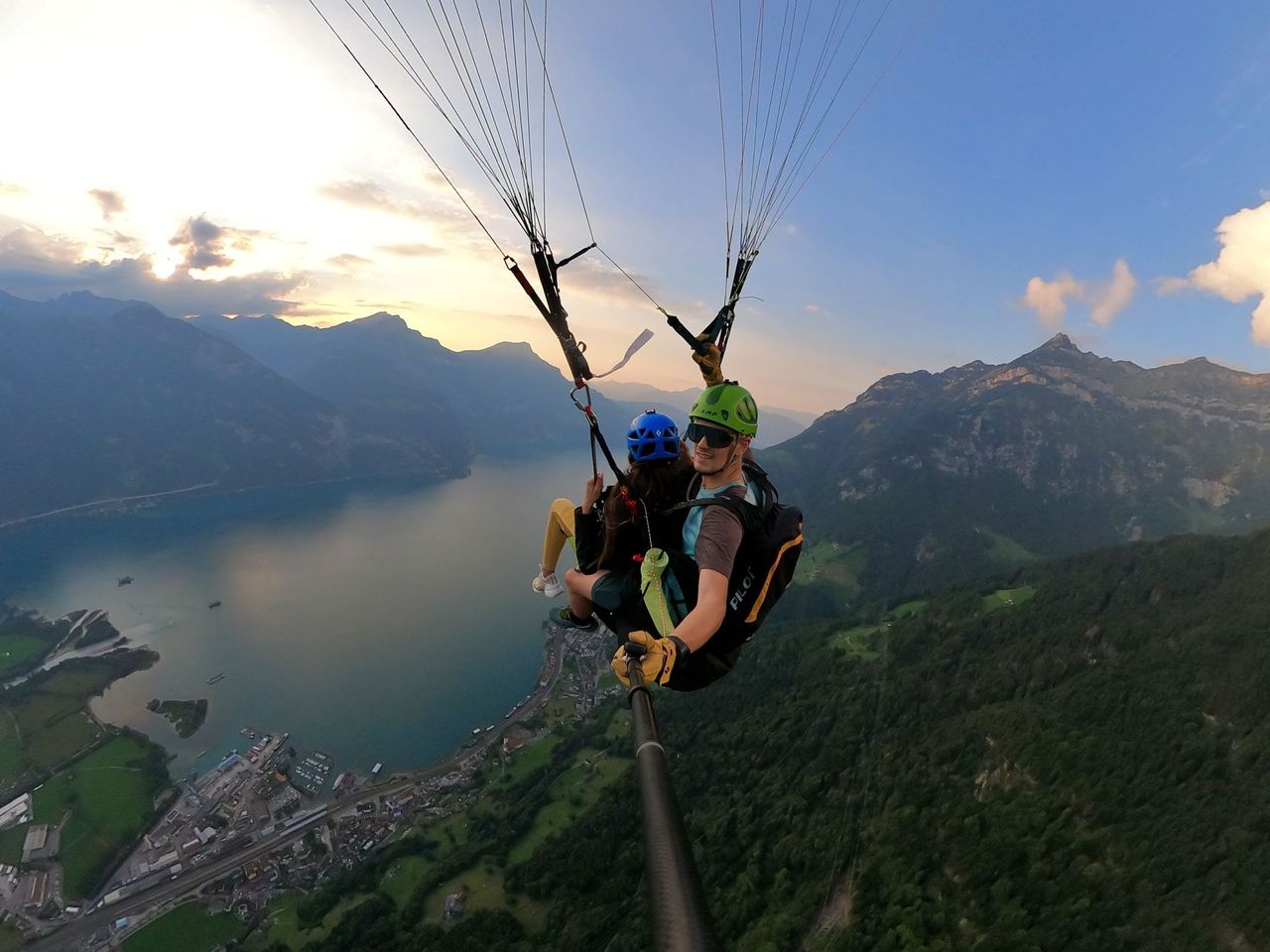 Paragliding Eggberge Vierwaldstättersee