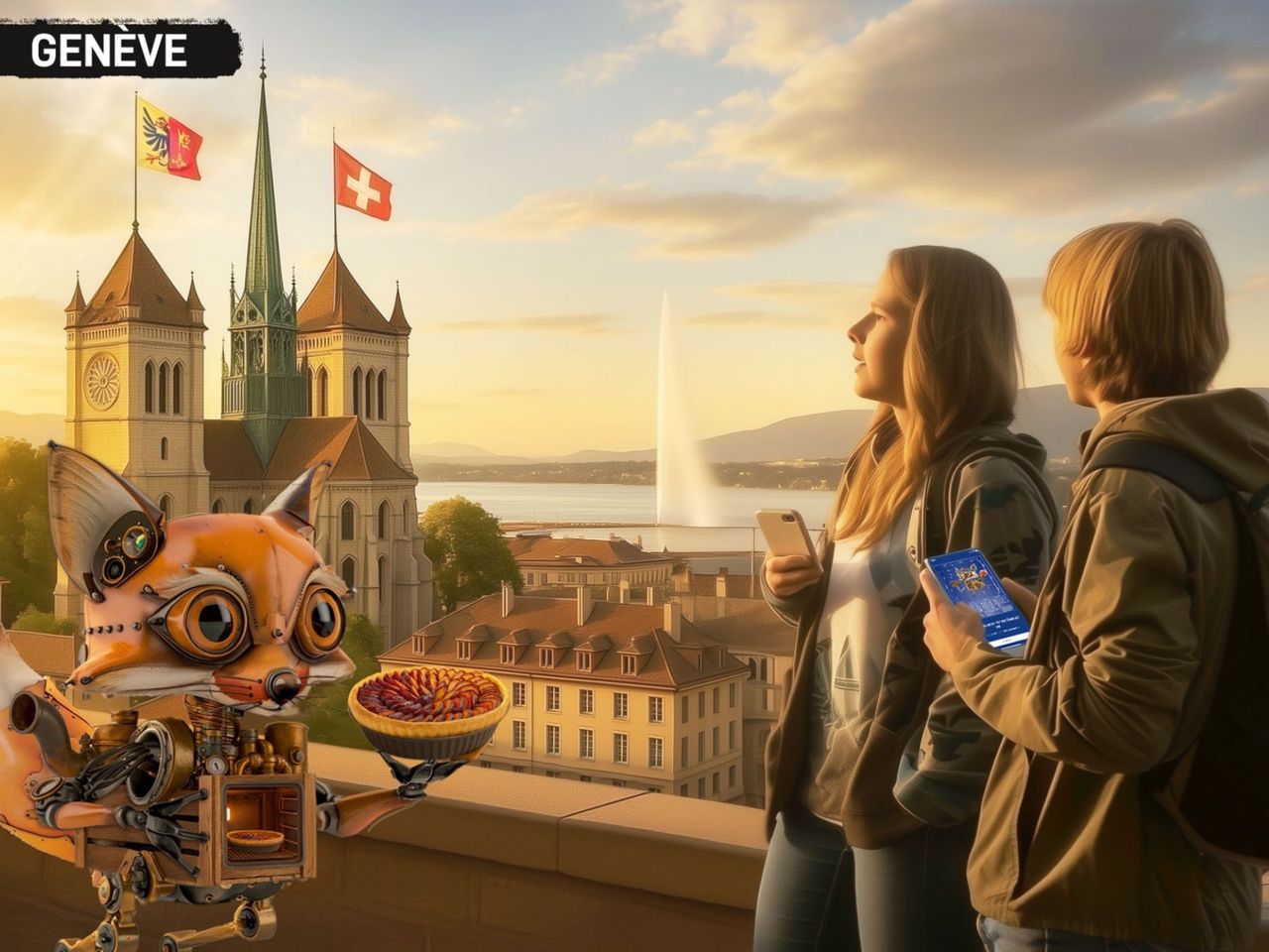 Foxtrail GO Genf digitale Schnitzeljagd