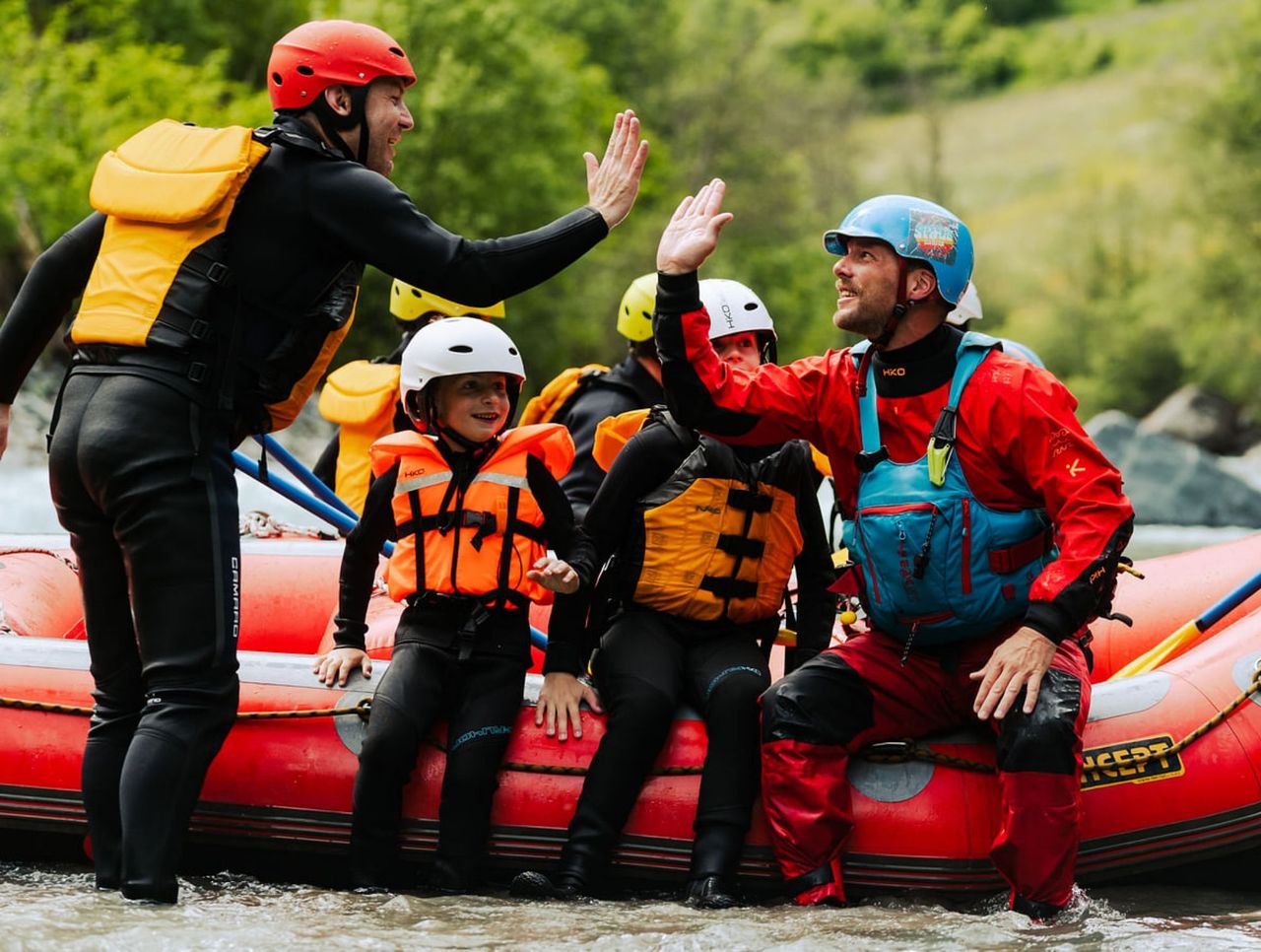 Family Rafting on the Lütschine from Interlaken