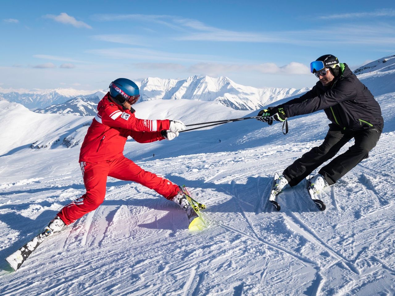 Private ski lessons in Gstaad