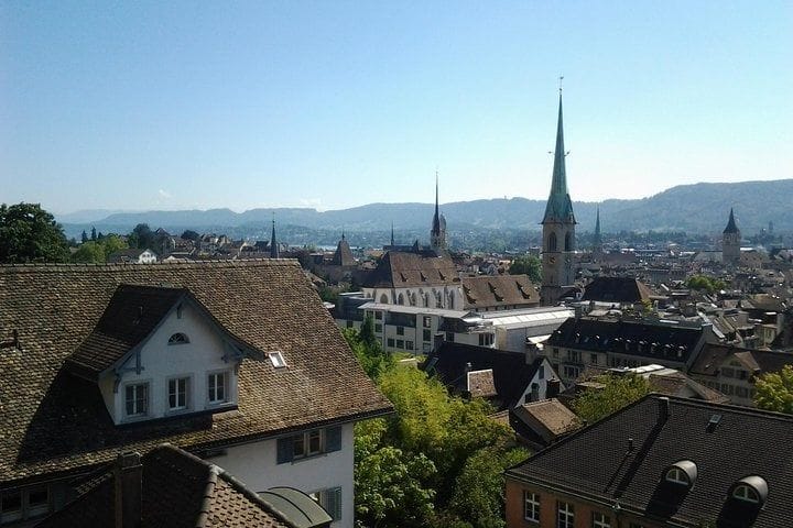 Zurich : visite guidée privée d’une demi-journée avec croisière en option