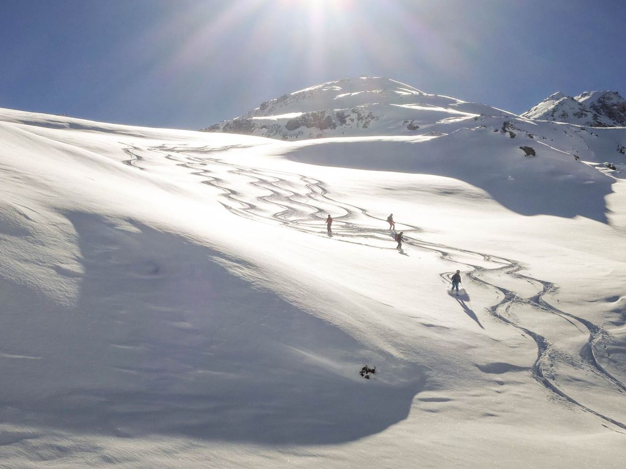 Private Freeride Ski Tours for Advanced Riders from St. Moritz