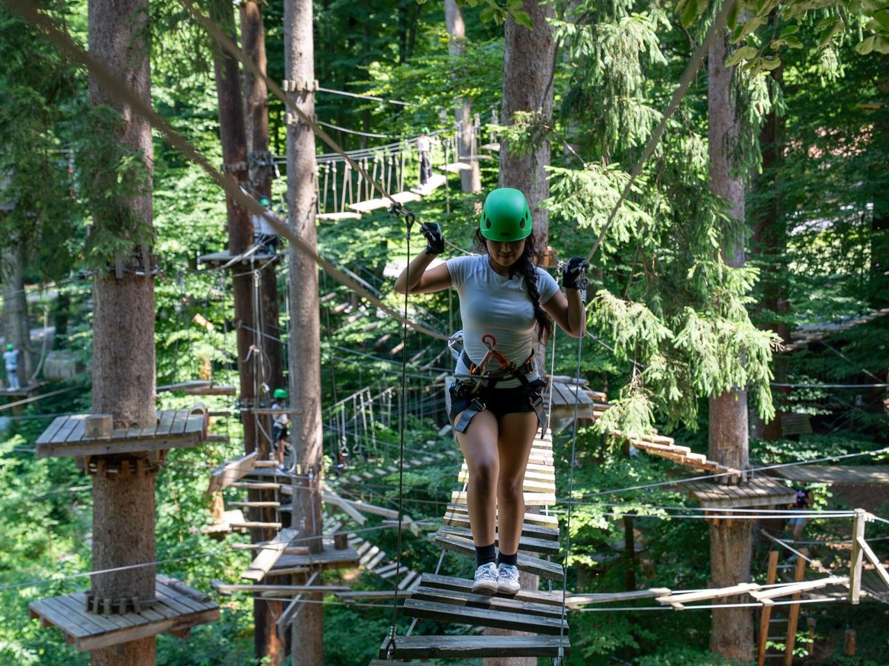 Ticket Seilpark Interlaken Outdoor mit 14 Adventure-Parcours