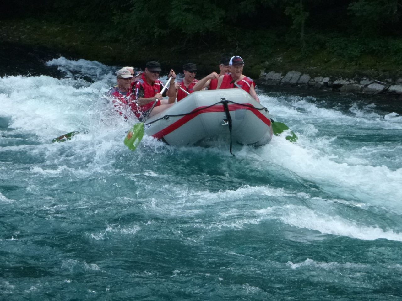 Fun Rafting auf der Reuss von Bremgarten nach Mellingen